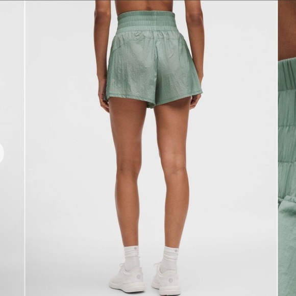 lululemon athletica Green Athletic Shorts Lightweight Design - Picture 6 of 8